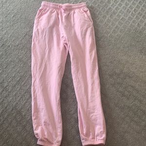 pink joggers from shein